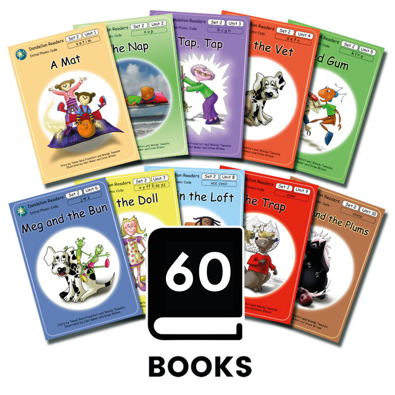 Dandelion Readers Units 1-10 - Set 2 (Guided Reading 60 Books)