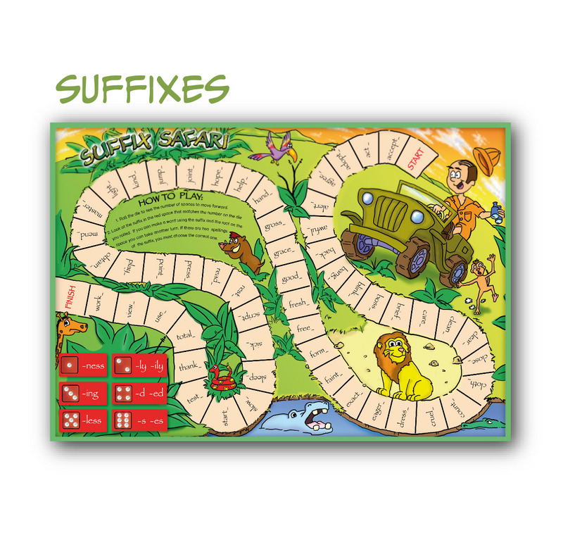 Mighty Morphemes Board Games