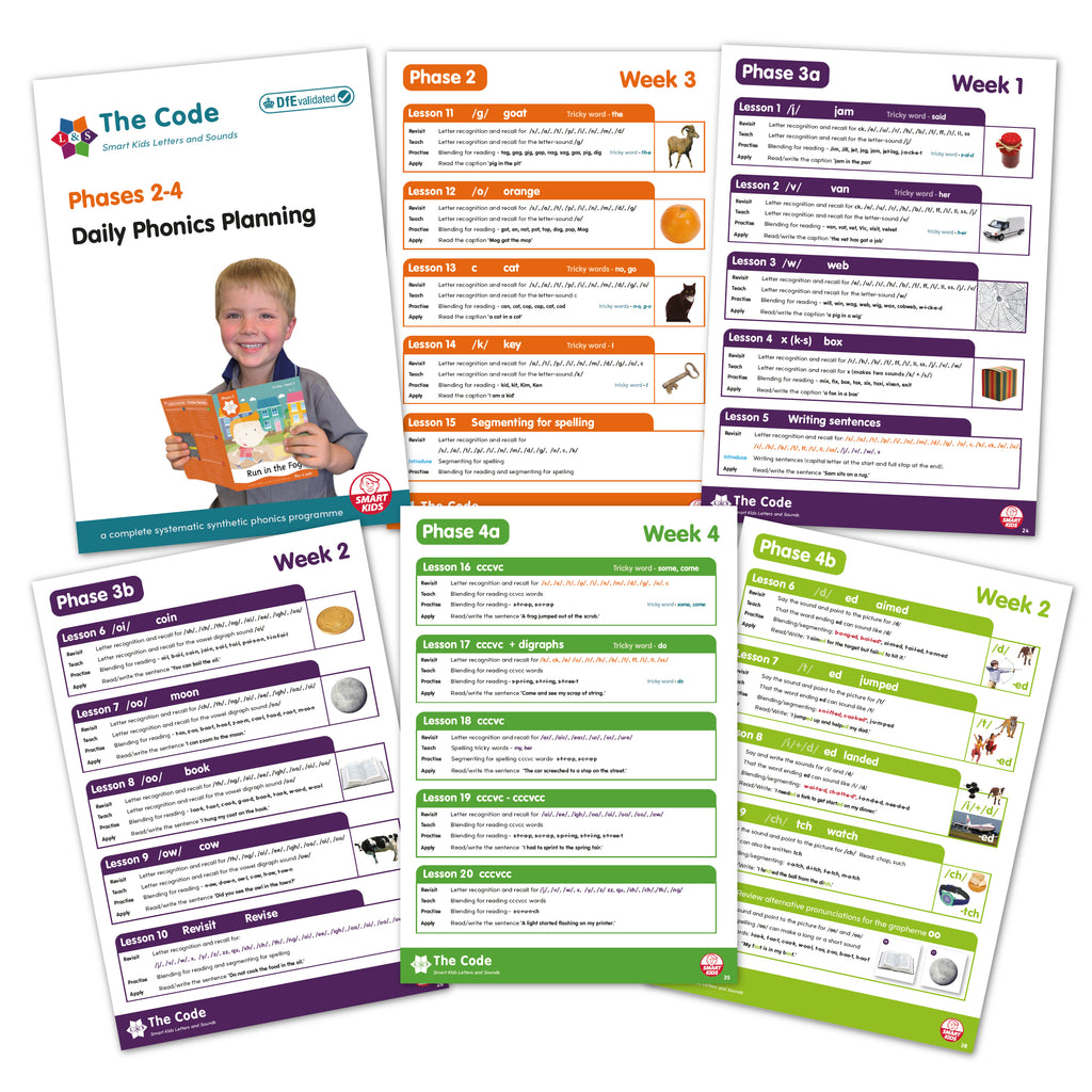 Letters and Sounds Phonics Planner – Smart Kids